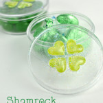 Shamrock heart candy dish St. Patrick’s Day easy craft