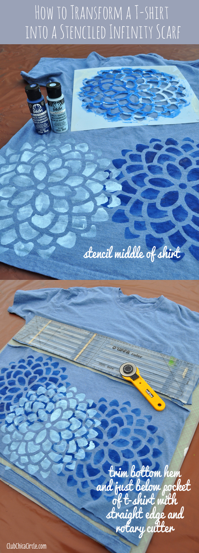 Stenciling A Denim Jacket Is The Ultimate DIY Project! - Stencil