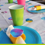 Create the Perfect Easter Table with Potato Printing with Kids