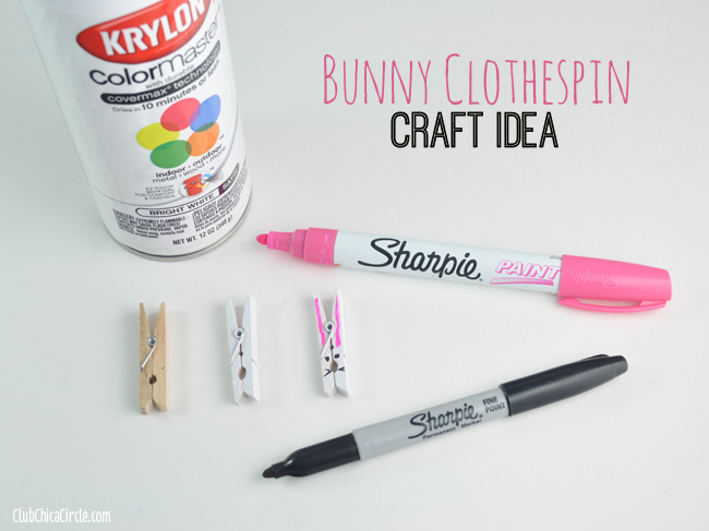 How to Make Clothespin Bunnies