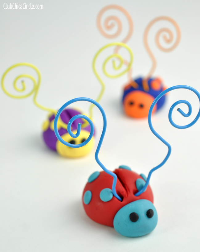 Mother's Day LOVE BUG clay craft idea