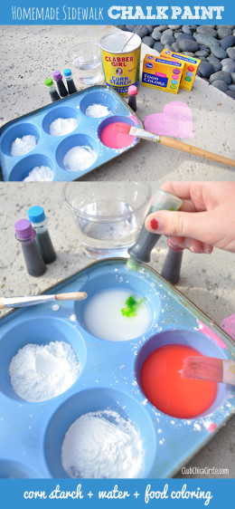 Homemade Sidewalk Chalk Paint | Club Chica Circle - where crafty is ...