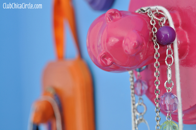 Upcycled Toy Hanging Jewelry Organizers