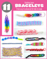 11 Cool Rainbow Loom Bracelets for Kids to Make | Club Chica Circle ...