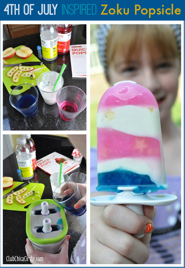 4th Of July Inspired Popsicles And Zoku Quick Pop Maker Giveaway | Club