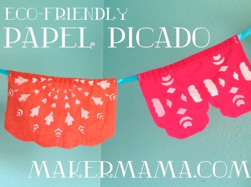 Eco Friendly Paper Picada Party Banner from Maker Mama