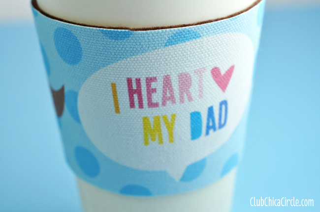 Father's Day coffee cozy sleeve gift idea