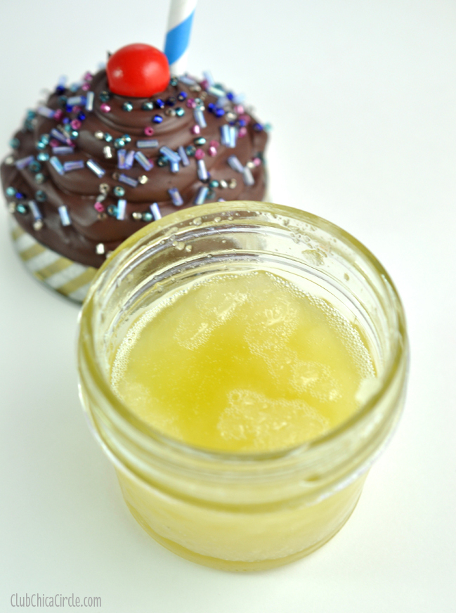 Homemade Lemon Body Sugar Scrub Mason Jar Gift