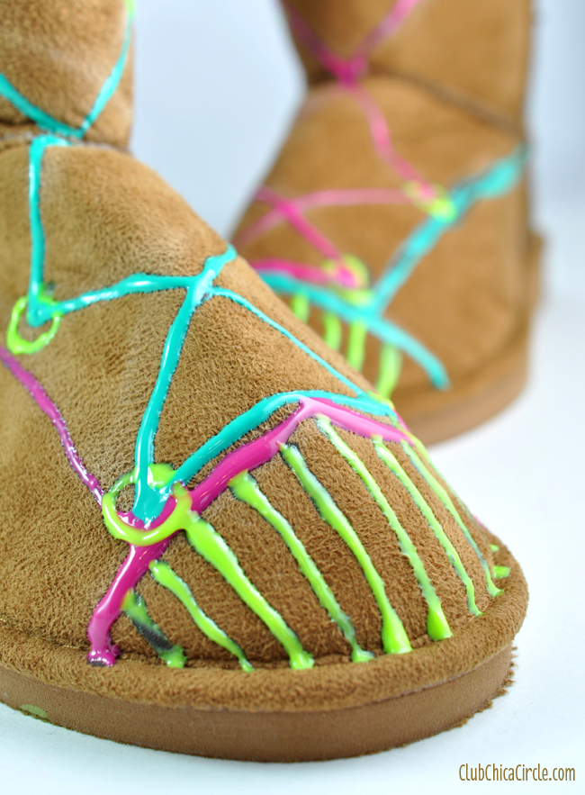 Puffy Paint Fashion Craft Idea for Tweens