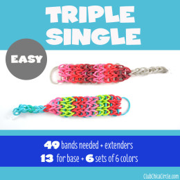 11 Cool Rainbow Loom Bracelets for Kids to Make | Club Chica Circle ...