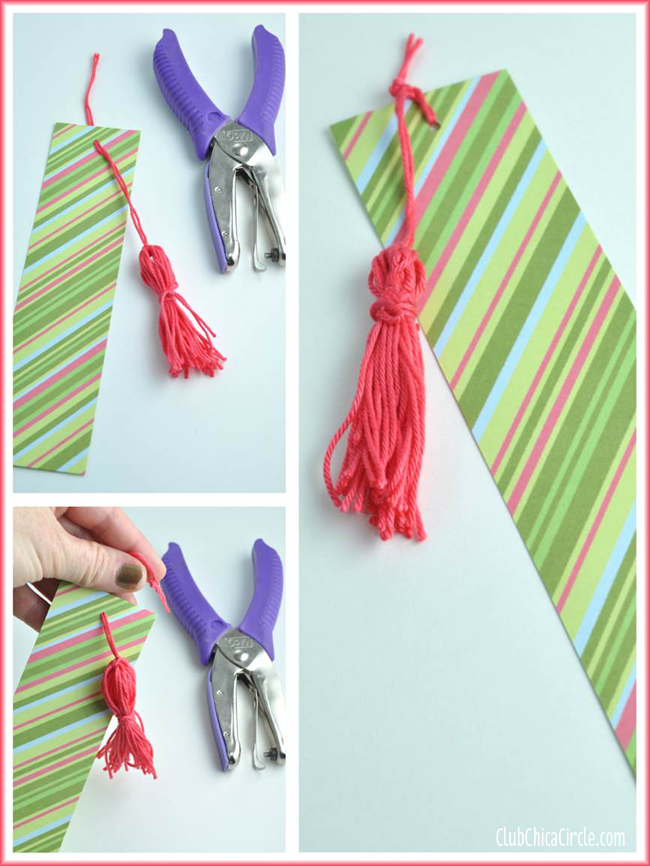 DIY TASSEL BOOKMARKS