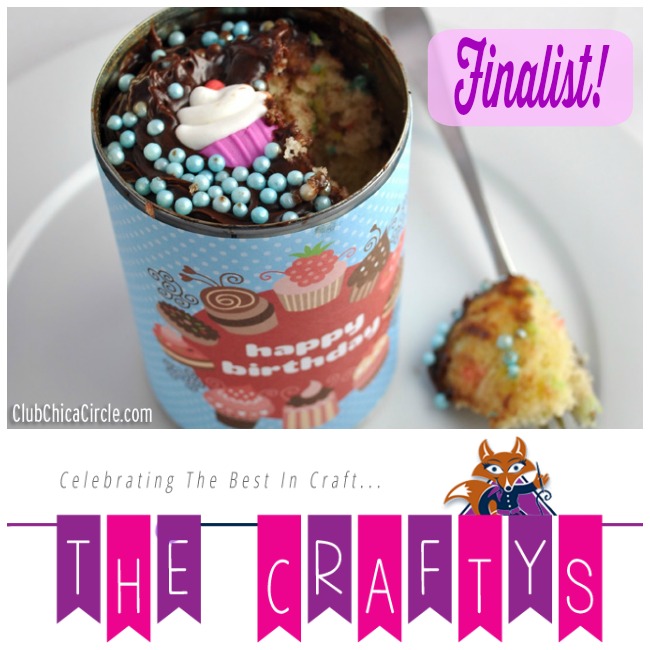 Cake in a Can Tween Craft