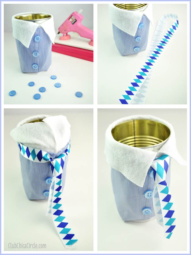 Father's Day Pencil Cup easy homemade gift idea