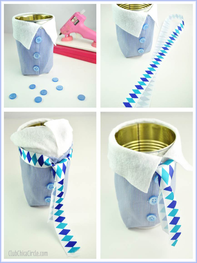 Father's Day Pencil Cup Homemade Gift Idea  Club Chica Circle - where  crafty is contagious