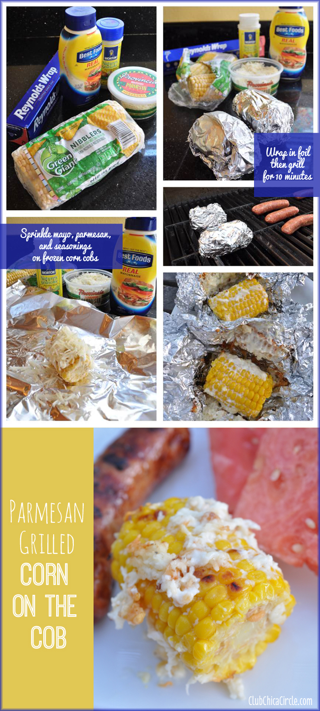 Frozen Corn Cobs Transformed into Easy Parmesan Grilled Corn on the Cob