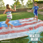 Water Blob splashing easy backyard fun for kids