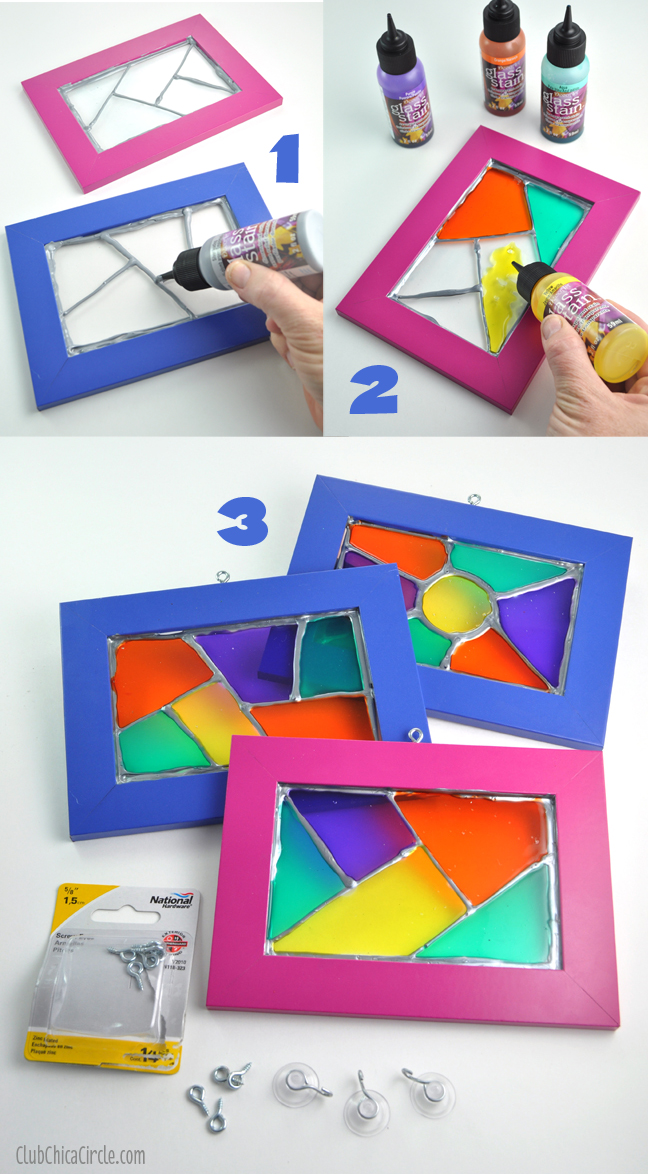 Easy to Make Stained Glass Sun Catcher - Ideas for the Home