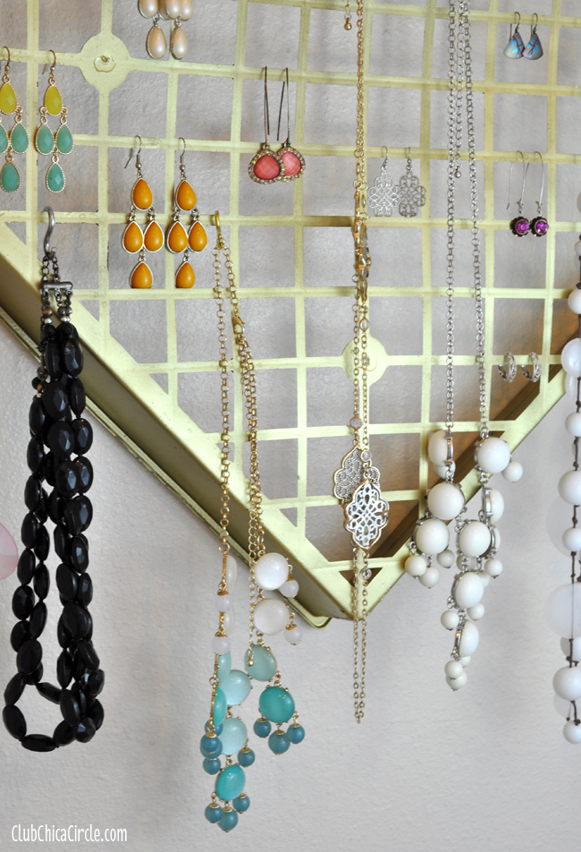 Homemade Jewelry Organizer Craft Idea