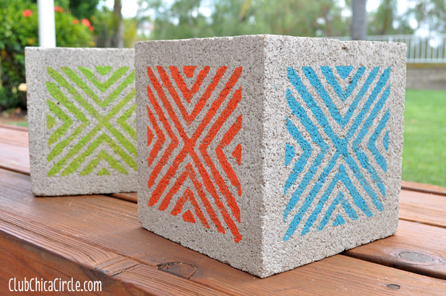 repainting concrete block