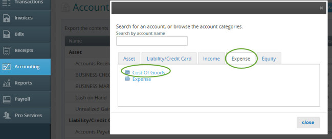 Update Blog Accounting Cost of Income Accounts