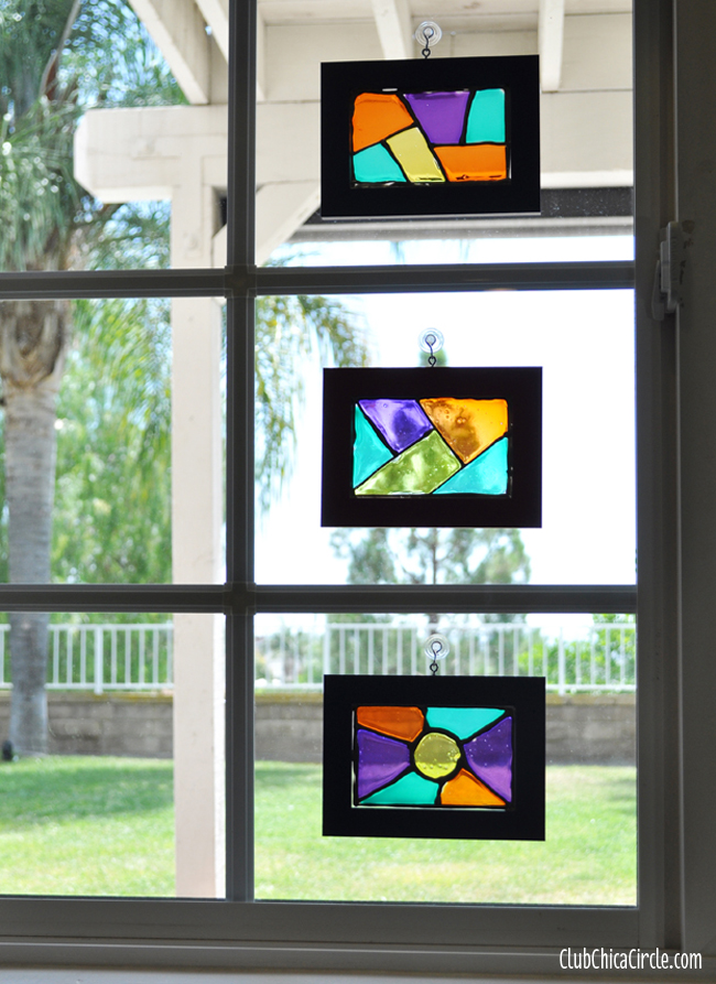 Easy to Make Stained Glass Sun Catcher - Ideas for the Home