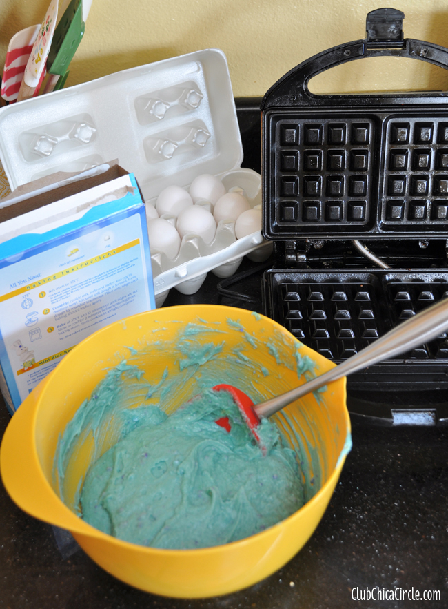 how to turn cookie batter into waffles