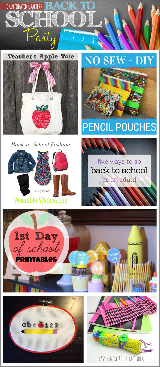 Back To School Party, Fashion and Craft Ideas