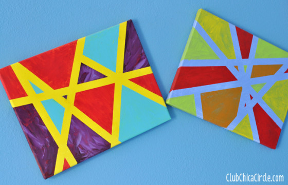 Modern Art Wall Design DIY for the Coolest Wall Ever! | Club Chica ...