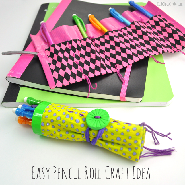 DIY No-Sew Colored Pencil Roll  4 Easy Steps - Craft projects for every  fan!