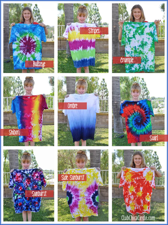 7 cool tie-dye pattern tutorials to help you DIY your own trendy tee this  summer