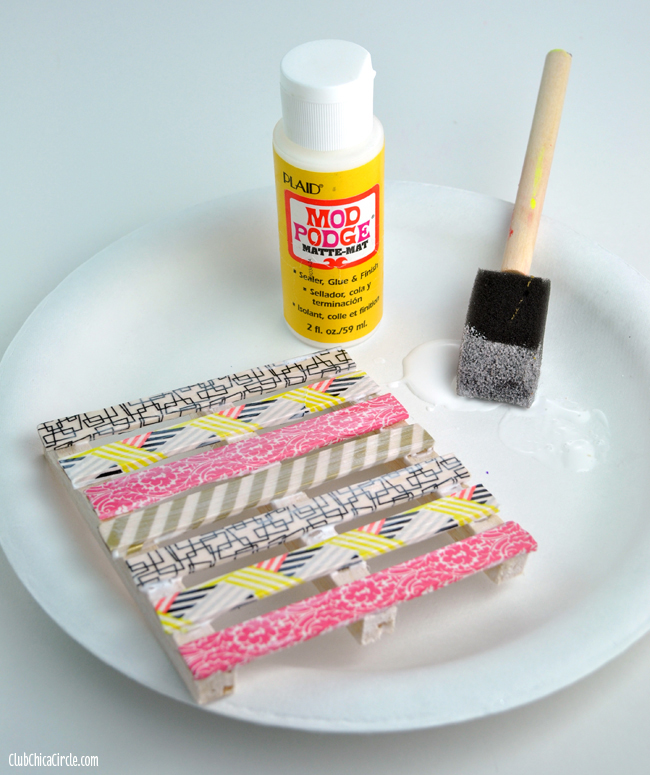 Download Washi Tape Mini Pallet Coasters Diy