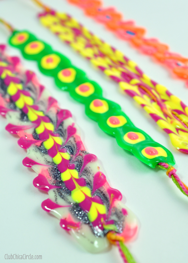 Puffy Paint Friendship Bracelets  Club Chica Circle - where crafty is  contagious