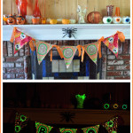 Glow in the Dark Halloween Bunting Banner Craft DIY