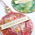 Christmas Decorated Glittery Ornaments