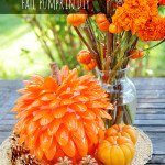 Homemade Fall Pumpkin with Plastic Spoons DIY
