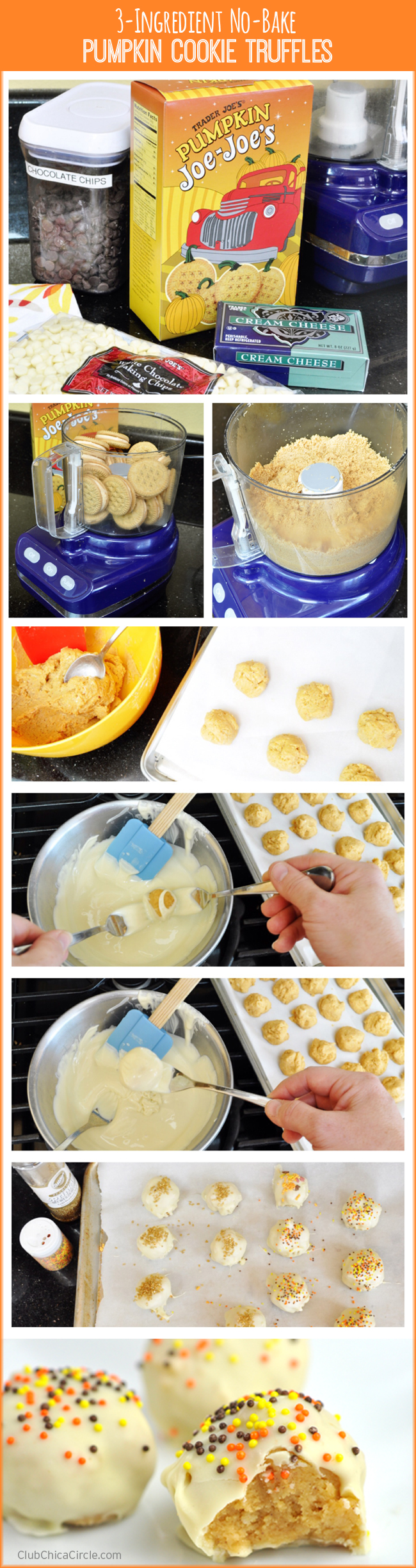 Pumpkin Cookie Truffles Easy Holiday Recipe Idea