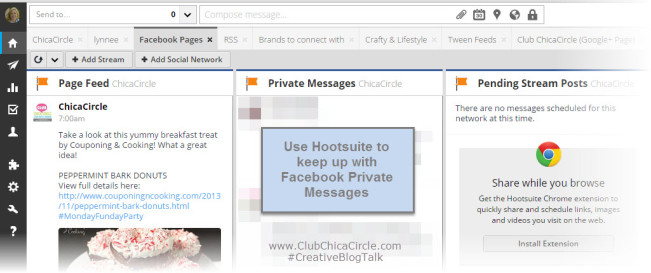 Hootsuite Strategies Incl Facebook Monitoring #CreativeBlogTalk