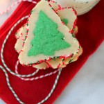2 layer Holiday tree sugar cookies