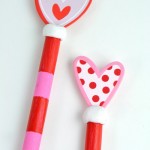 Painted Wooden Valentine Spoons craft idea