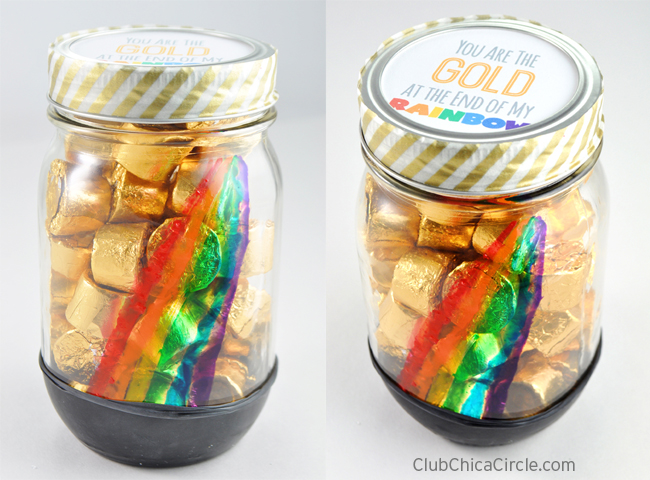 Easy Pot of Gold Candy Jars - The Homes I Have Made