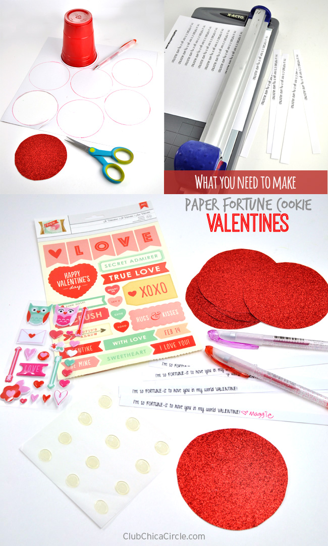 Free Printable Valentine Paper Fortune Cookies – Idea Land