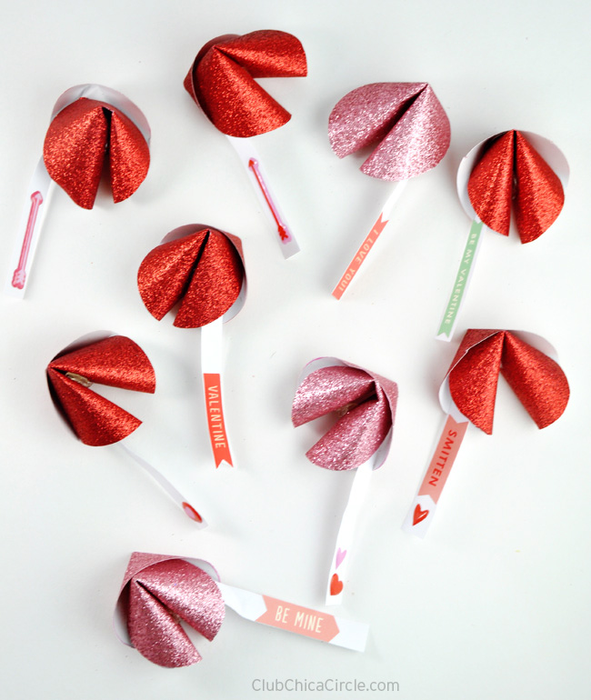 Valentines Paper Fortune Cookies for Kids to Make - Happy Hooligans