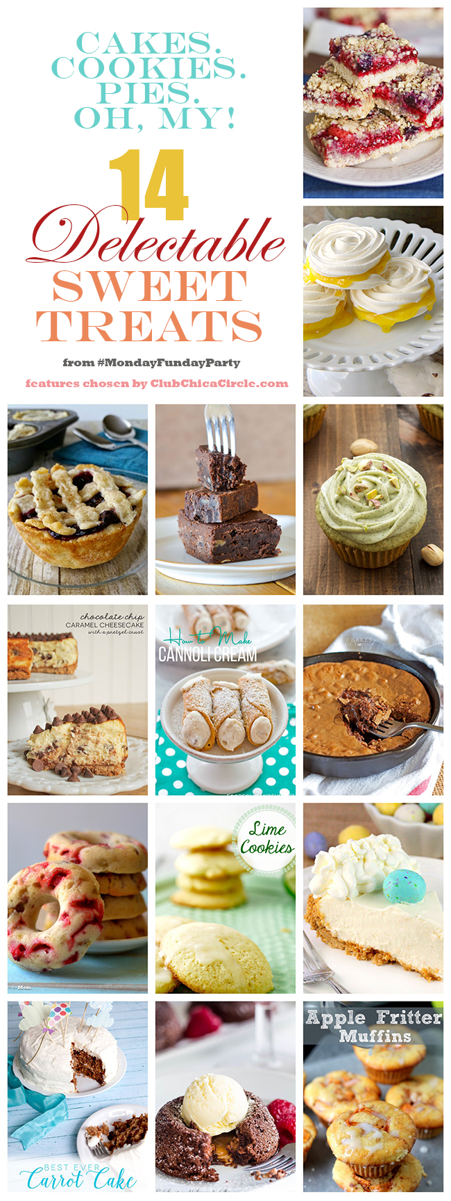 14 Delectable Sweet Treats #MondayFundayParty