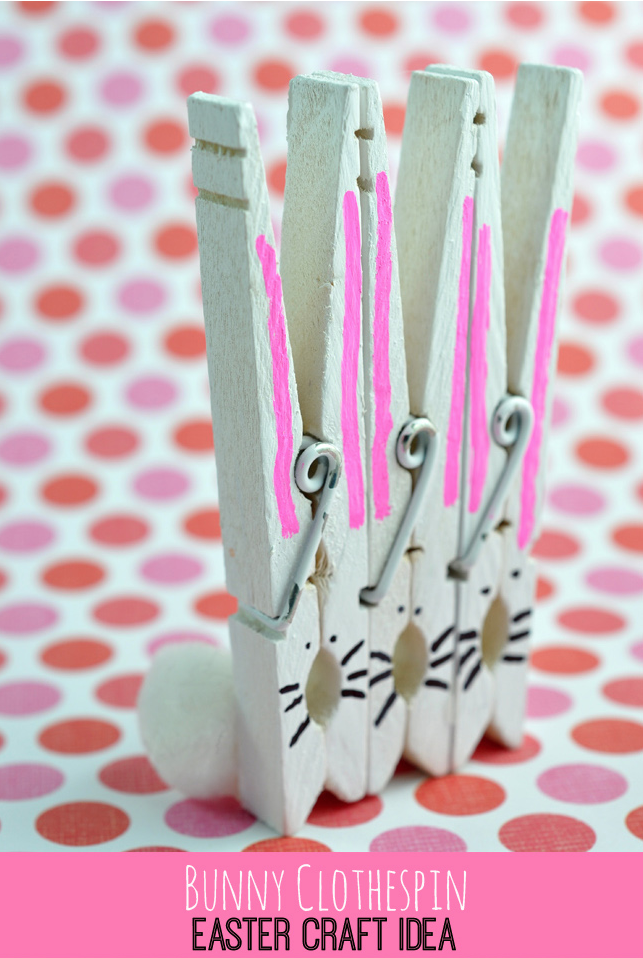 Bunny Clothespins