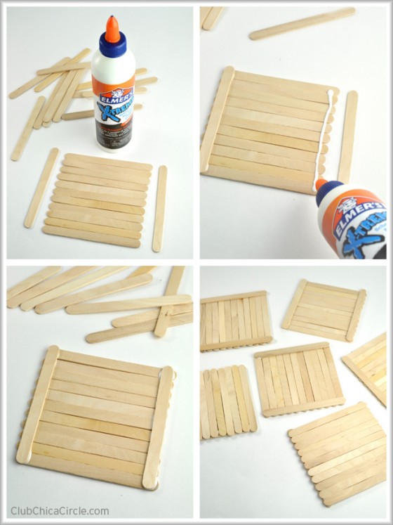 Easy Homemade TIC TAC TOE Game Board | Club Chica Circle - where crafty ...