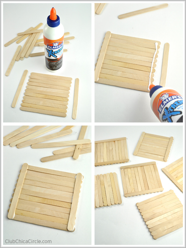 Craft Stick Homemade Tic Tac Toe Board for Kids