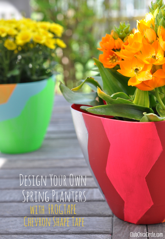 FrogTape-Chevron-Shape-Tape-spring-planter-craft