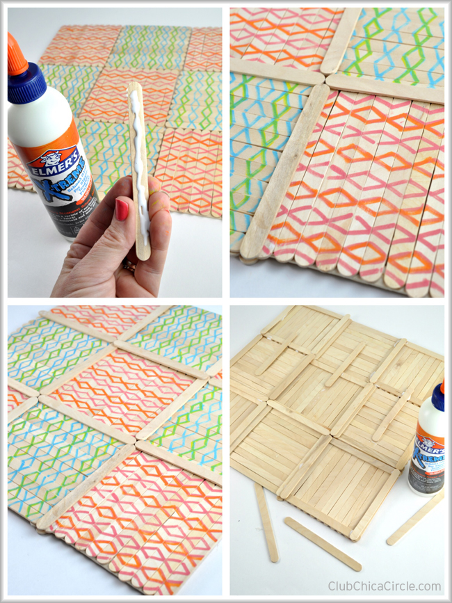 Easy Homemade TIC TAC TOE Game Board  Club Chica Circle - where crafty is  contagious