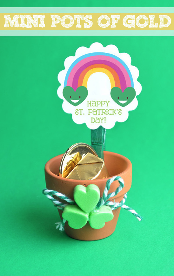 Mini Pots of Gold Leprechaun Craft Ideas