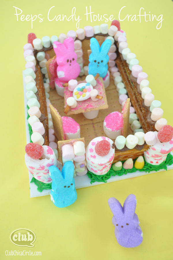 Peeps-Tea-Party-Candy-House-Craft-Idea